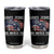 Funny Loves Jesus And America Too Tumbler Cup 4th Of July Patriotic Christian Eagle American Flag TS11 Black Print Your Wear