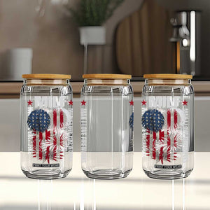 Funny MILF Man I Love Fireworks Glass Can American Patriotic July 4th US Flag TS11 Print Your Wear