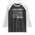 Funny Make America Gay Again 8647 Raglan Shirt Rainbow Betsy Ross Flag TS11 Black White Print Your Wear