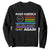 Funny Make America Gay Again 8647 Sweatshirt Rainbow Betsy Ross Flag TS11 Black Print Your Wear