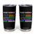 Funny Make America Gay Again 8647 Tumbler Cup Rainbow Betsy Ross Flag TS11 Black Print Your Wear