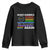 Funny Make America Gay Again 8647 Youth Sweatshirt Rainbow Betsy Ross Flag TS11 Black Print Your Wear