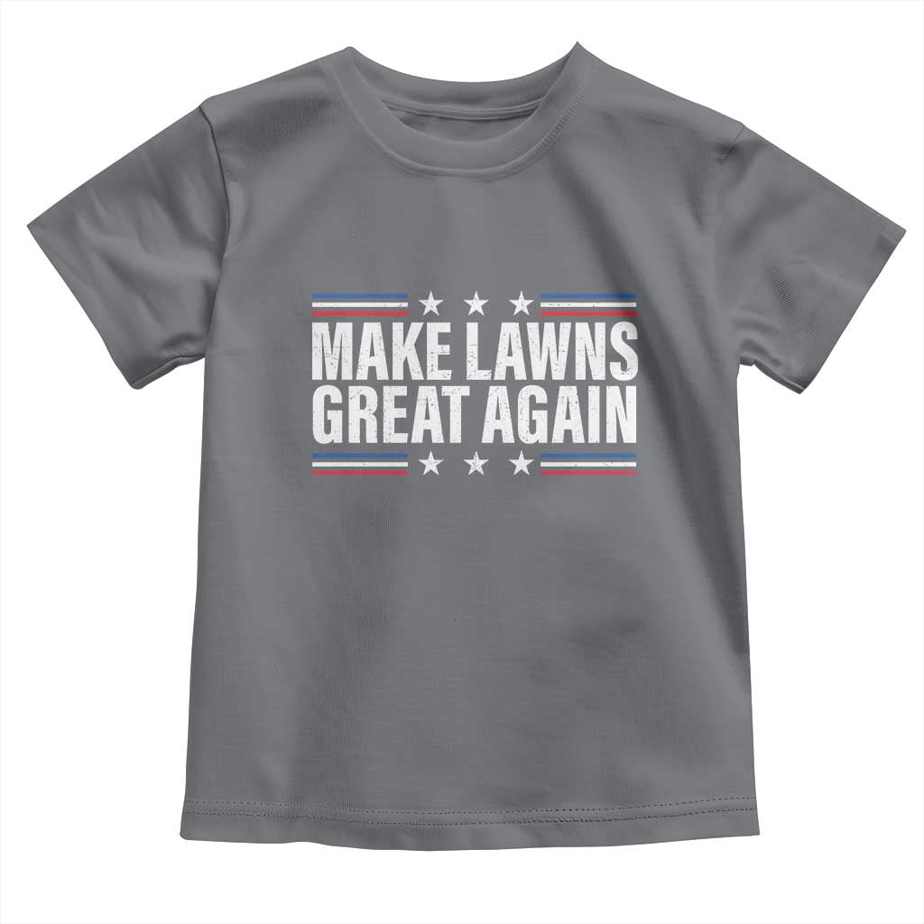 Funny Make Lawns Great Again Toddler T Shirt Lawn Mower Dad Gardener TS11 Charcoal Print Your Wear