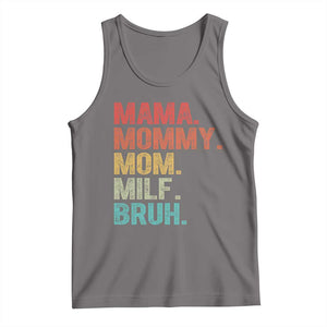 Funny Mama Mommy Mom Milf Bruh Tank Top Mother's Day TS11 Deep Heather Print Your Wear
