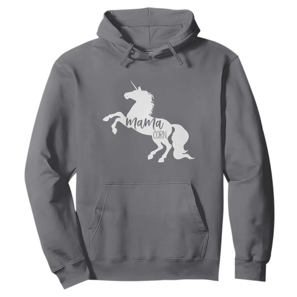 Funny Mama Unicorn Hoodie Mamacorn Mommy Mother's Day TS11 Charcoal Print Your Wear