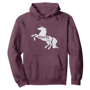 Funny Mama Unicorn Hoodie Mamacorn Mommy Mother's Day TS11 Maroon Print Your Wear