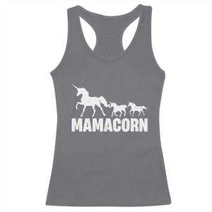 Funny Mama Unicorn Racerback Tank Top Mamacorn Mother's Day TS11 Charcoal Print Your Wear