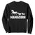 Funny Mama Unicorn Sweatshirt Mamacorn Mother's Day TS11 Black Print Your Wear