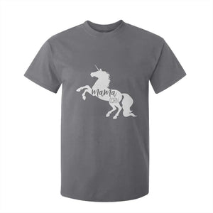 Funny Mama Unicorn T Shirt For Kid Mamacorn Mommy Mother's Day TS11 Charcoal Print Your Wear