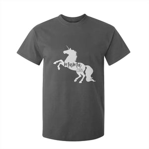 Funny Mama Unicorn T Shirt For Kid Mamacorn Mommy Mother's Day TS11 Dark Heather Print Your Wear