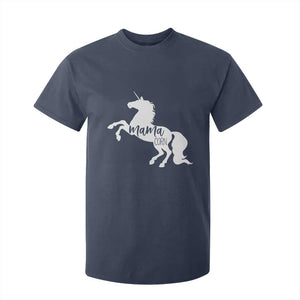 Funny Mama Unicorn T Shirt For Kid Mamacorn Mommy Mother's Day TS11 Navy Print Your Wear