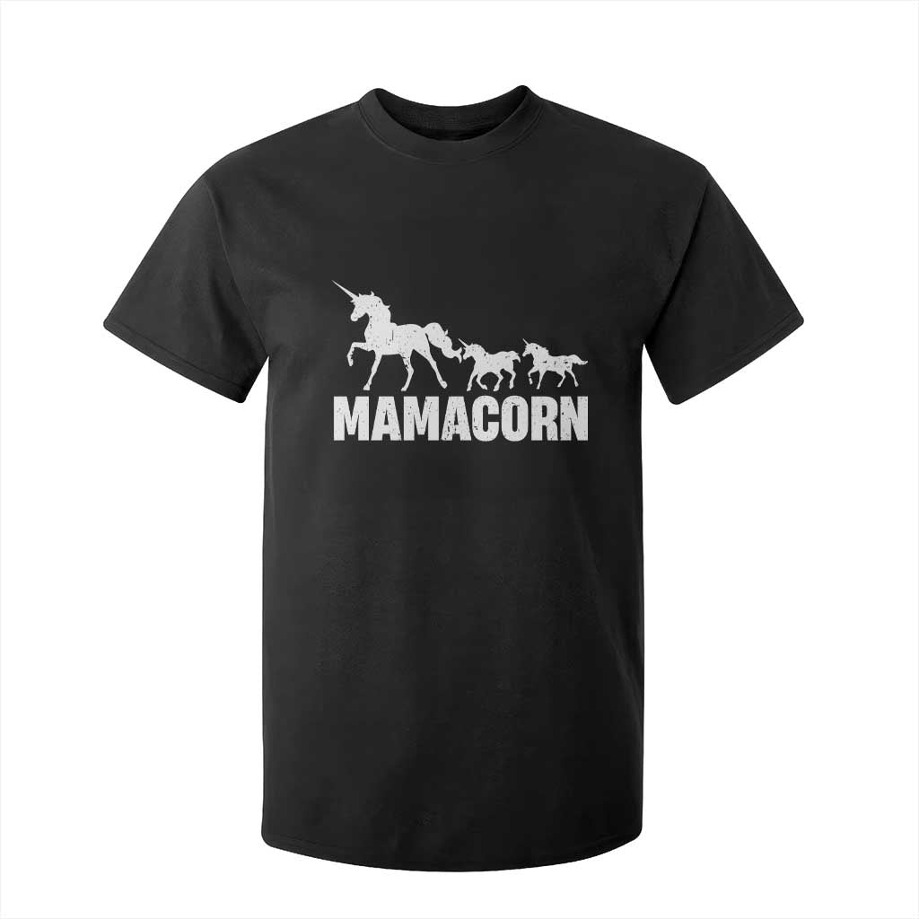 Funny Mama Unicorn T Shirt For Kid Mamacorn Mother's Day TS11 Black Print Your Wear