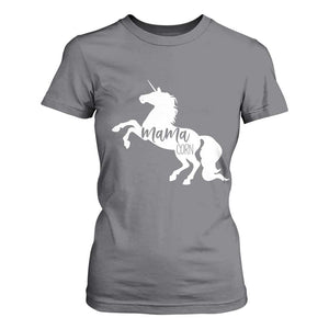 Funny Mama Unicorn T Shirt For Women Mamacorn Mommy Mother's Day TS11 Charcoal Print Your Wear