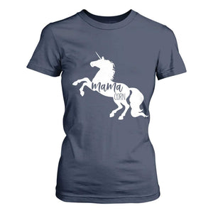 Funny Mama Unicorn T Shirt For Women Mamacorn Mommy Mother's Day TS11 Navy Print Your Wear