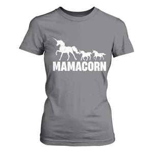 Funny Mama Unicorn T Shirt For Women Mamacorn Mother's Day TS11 Charcoal Print Your Wear