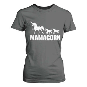 Funny Mama Unicorn T Shirt For Women Mamacorn Mother's Day TS11 Dark Heather Print Your Wear
