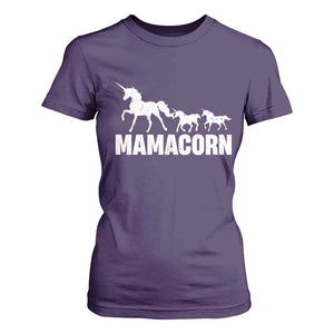 Funny Mama Unicorn T Shirt For Women Mamacorn Mother's Day TS11 Purple Print Your Wear