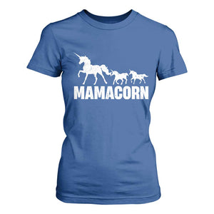 Funny Mama Unicorn T Shirt For Women Mamacorn Mother's Day TS11 Royal Blue Print Your Wear
