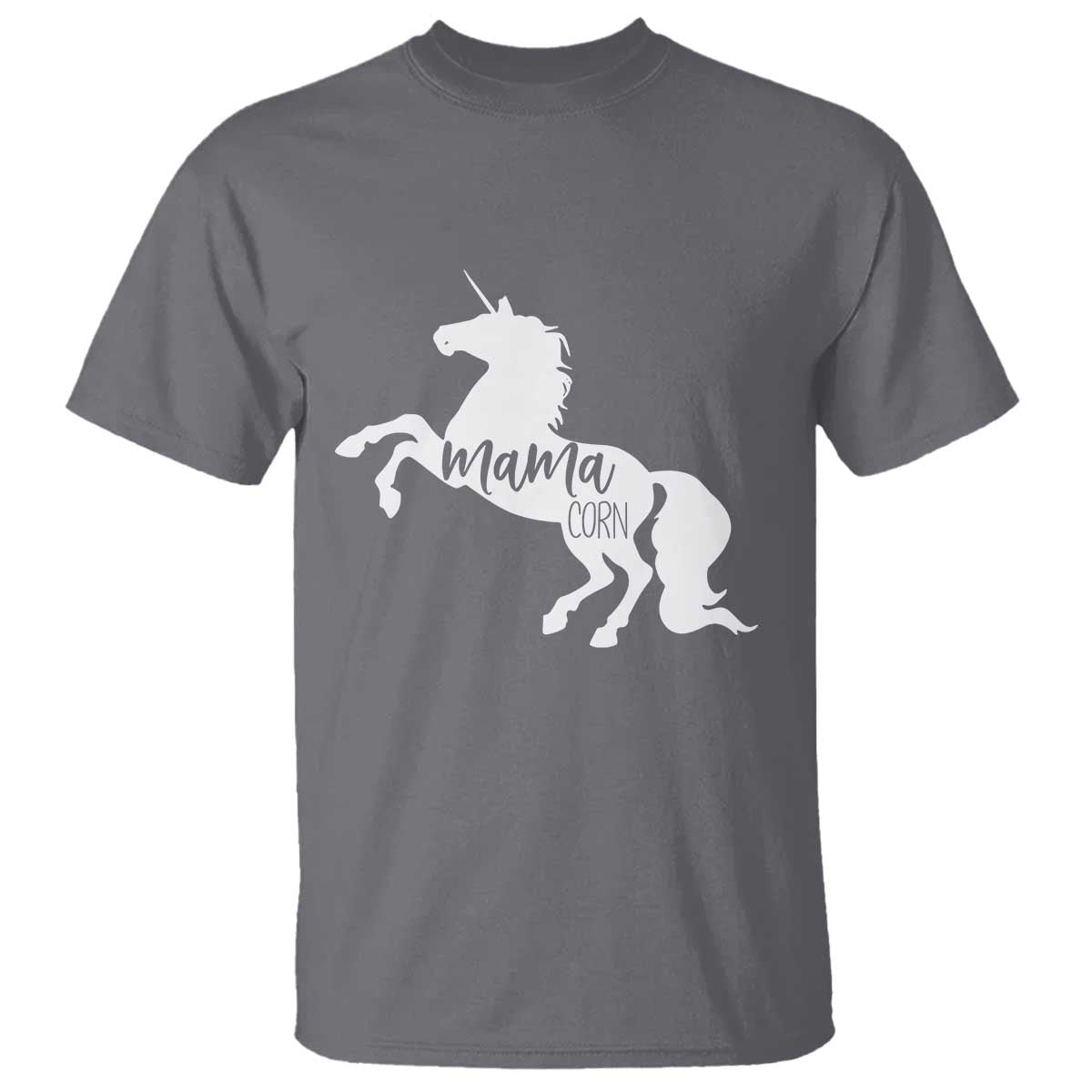 Funny Mama Unicorn T Shirt Mamacorn Mommy Mother's Day TS11 Charcoal Print Your Wear