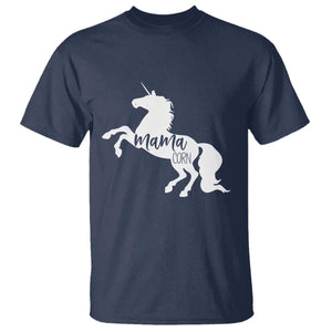 Funny Mama Unicorn T Shirt Mamacorn Mommy Mother's Day TS11 Navy Print Your Wear