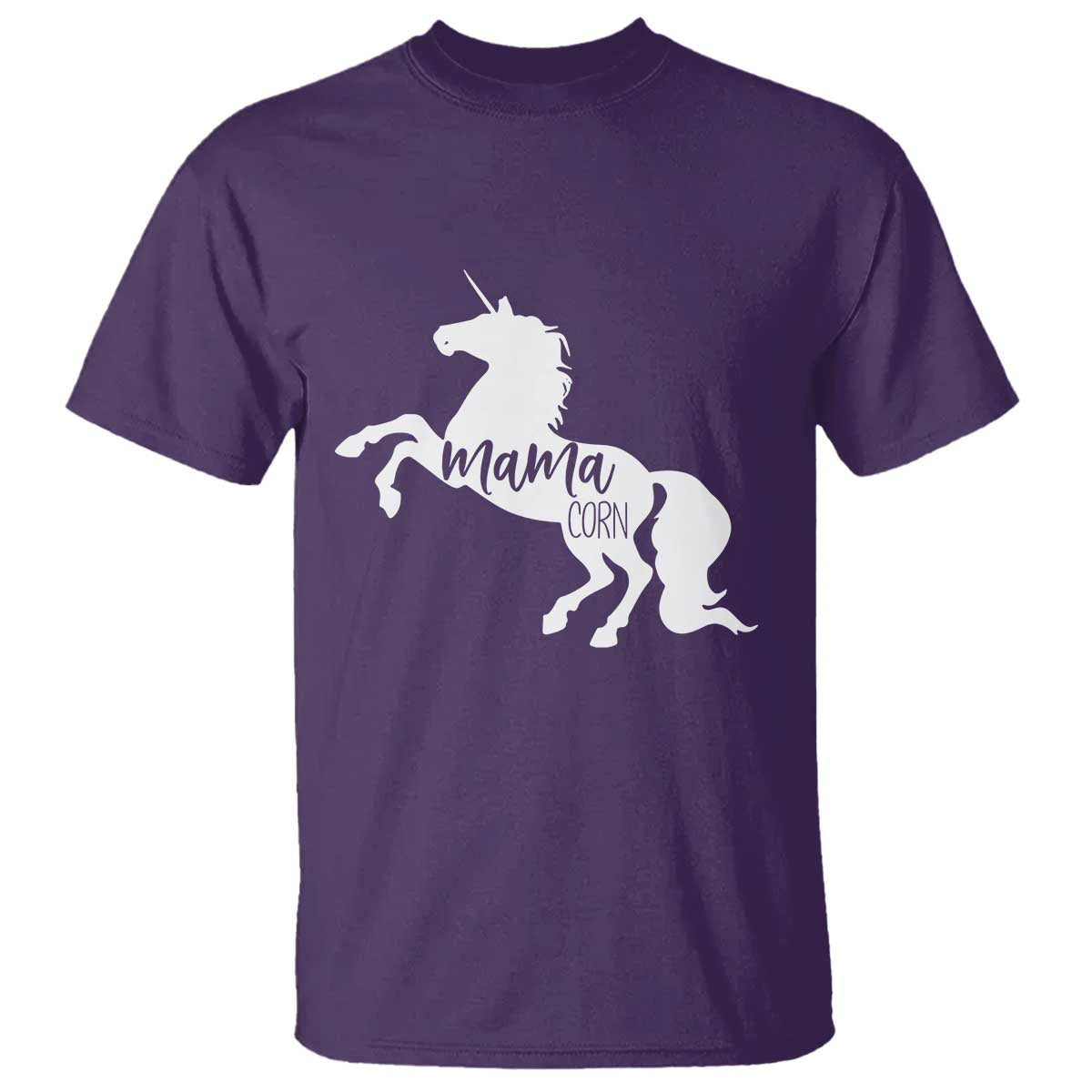 Funny Mama Unicorn T Shirt Mamacorn Mommy Mother's Day TS11 Purple Print Your Wear