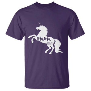 Funny Mama Unicorn T Shirt Mamacorn Mommy Mother's Day TS11 Purple Print Your Wear