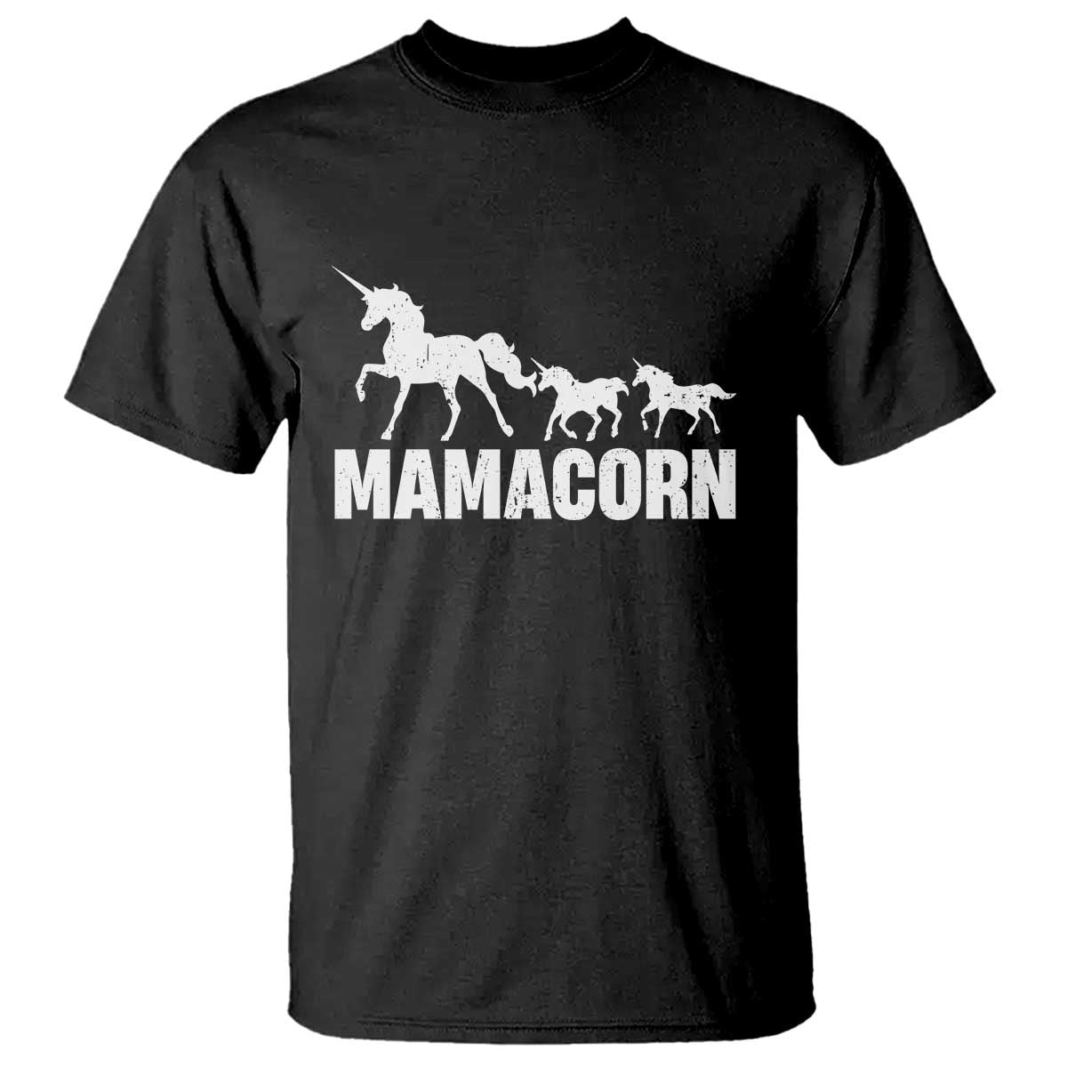 Funny Mama Unicorn T Shirt Mamacorn Mother's Day TS11 Black Print Your Wear
