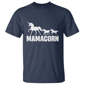 Funny Mama Unicorn T Shirt Mamacorn Mother's Day TS11 Navy Print Your Wear