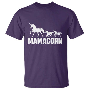 Funny Mama Unicorn T Shirt Mamacorn Mother's Day TS11 Purple Print Your Wear