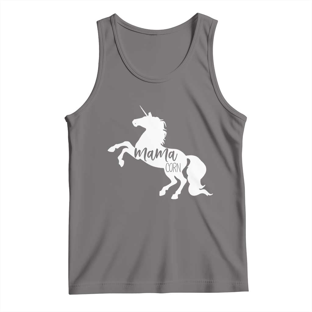 Funny Mama Unicorn Tank Top Mamacorn Mommy Mother's Day TS11 Deep Heather Print Your Wear
