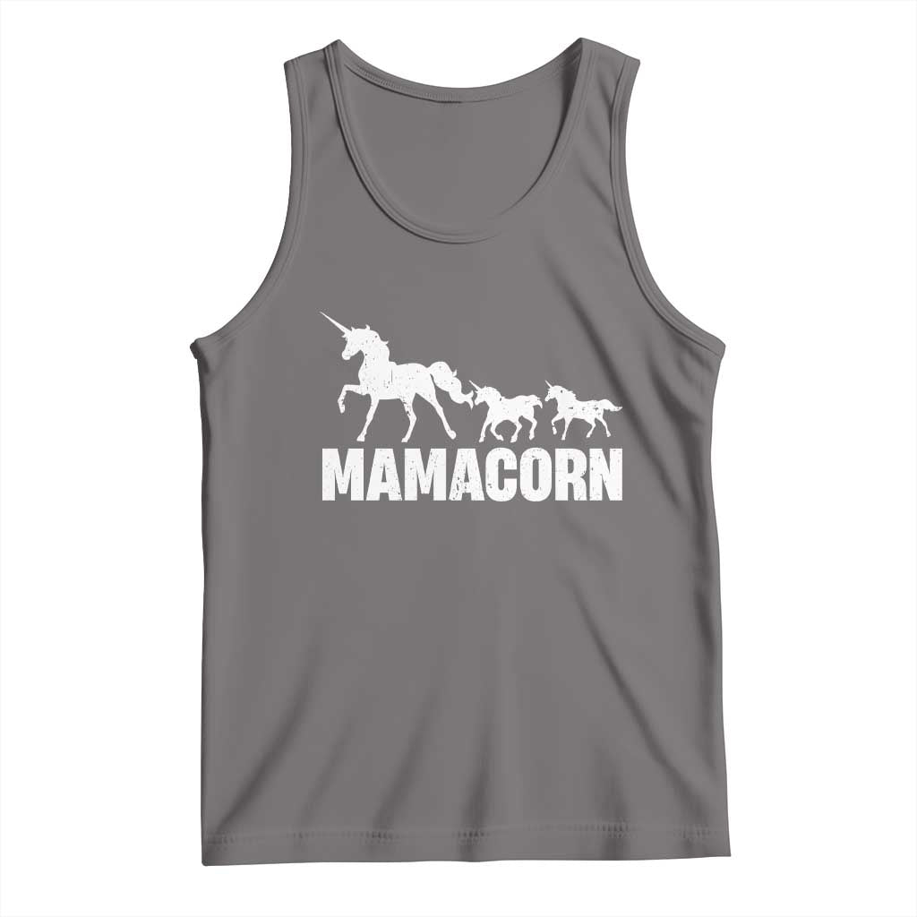 Funny Mama Unicorn Tank Top Mamacorn Mother's Day TS11 Deep Heather Print Your Wear