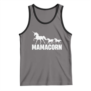 Funny Mama Unicorn Tank Top Mamacorn Mother's Day TS11 Deep Heather Black Print Your Wear
