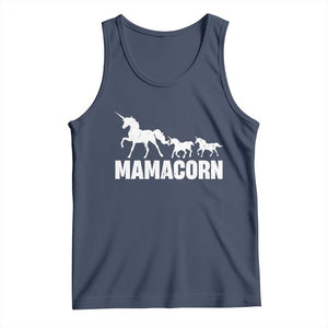 Funny Mama Unicorn Tank Top Mamacorn Mother's Day TS11 Navy Print Your Wear