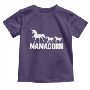 Funny Mama Unicorn Toddler T Shirt Mamacorn Mother's Day TS11 Purple Print Your Wear