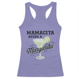 Funny Mamacita Needs A Margarita Racerback Tank Top Magarita Cocktail Lover TS11 Violet Print Your Wear