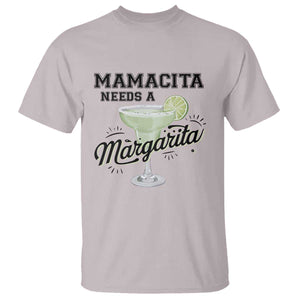 Funny Mamacita Needs A Margarita T Shirt Magarita Cocktail Lover TS11 Ice Gray Print Your Wear