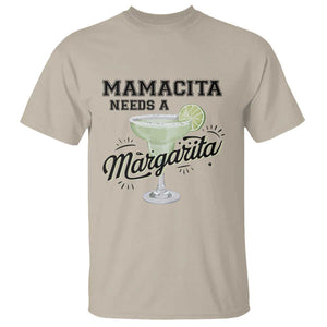 Funny Mamacita Needs A Margarita T Shirt Magarita Cocktail Lover TS11 Sand Print Your Wear