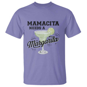 Funny Mamacita Needs A Margarita T Shirt Magarita Cocktail Lover TS11 Violet Print Your Wear