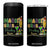 Funny Mardi Gras Drinking Team 4 in 1 Can Cooler Tumbler Cocktails Wine Crawfish Beads Glitter Print TS11 One Size: 16 oz Black Print Your Wear