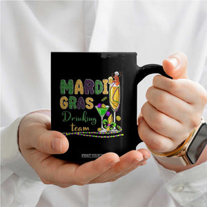 Funny Mardi Gras Drinking Team Coffee Mug Cocktails Wine Crawfish Beads Glitter Print TS11 Print Your Wear