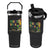 Funny Mardi Gras Drinking Team Flip Straw Tumbler Cocktails Wine Crawfish Beads Glitter Print TS11 One Size: 30 oz Black Print Your Wear