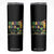 Funny Mardi Gras Drinking Team Skinny Tumbler Cocktails Wine Crawfish Beads Glitter Print TS11 Black Print Your Wear