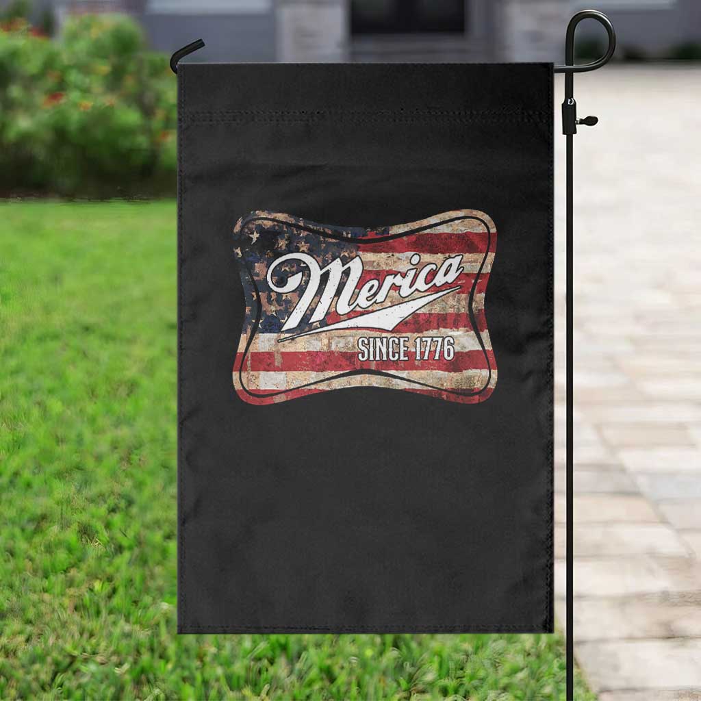 Funny Merica Since 1776 Garden Flag 4th of July Beer Lover American Flag TS11 Print Your Wear