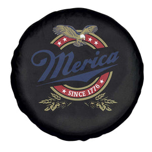 Funny Merica Since 1776 Spare Tire Cover 4th of July Beer Lover Eagle TS11 Print Your Wear