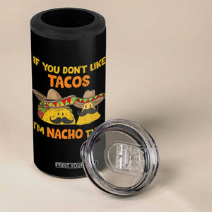 Funny Mexican 4 in 1 Can Cooler Tumbler Adult Humor Mexican Food Taco Nacho TS10 Print Your Wear
