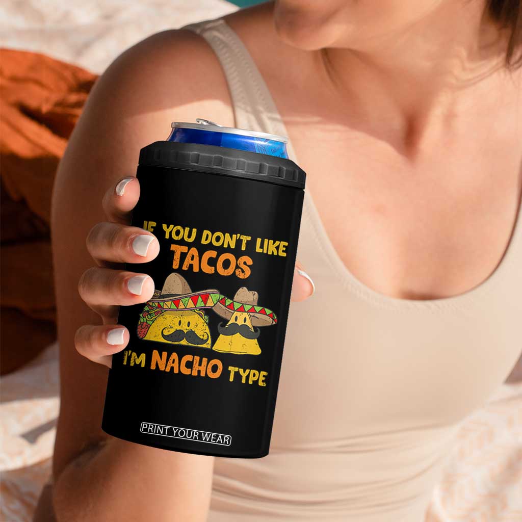 Funny Mexican 4 in 1 Can Cooler Tumbler Adult Humor Mexican Food Taco Nacho TS10 Print Your Wear