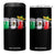 Funny Mexican 4 in 1 Can Cooler Tumbler Mexico Beer Mexican Flag Sombrero Hat TS10 One Size: 16 oz Black Print Your Wear