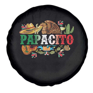 Funny Mexican Dad Papacito Spare Tire Cover Cinco De Mayo Golden Eagle Sombrero TS11 Print Your Wear