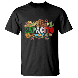 Funny Mexican Dad Papacito T Shirt Cinco De Mayo Golden Eagle Sombrero TS11 Black Print Your Wear