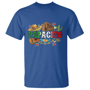 Funny Mexican Dad Papacito T Shirt Cinco De Mayo Golden Eagle Sombrero TS11 Royal Blue Print Your Wear